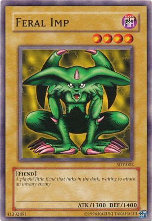 Feral Imp - SDY-002 - Common Unlimited Starter Deck: Yugi [SDY] Unlimited Singles