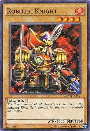 Robotic Knight - DEM2-EN007 - Common Unlimited Yu-Gi-Oh! Promo Cards (espanol)