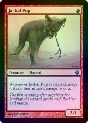 Jackal Pup 2/34 - Premium Deck Series: Fire and Lightning FOIL