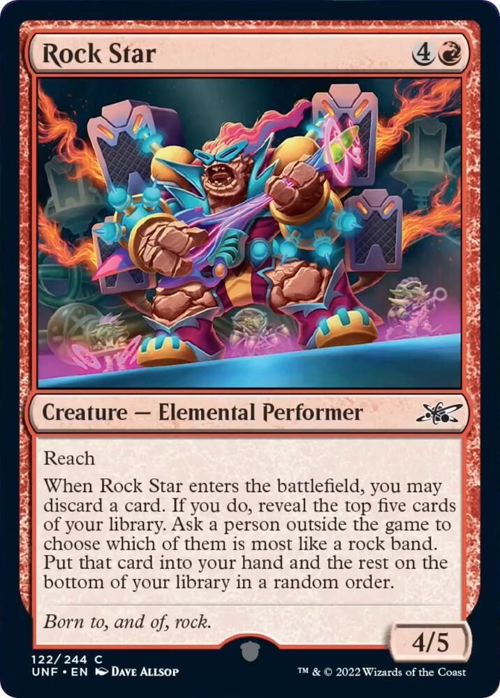 Rock Star 122/244 - Unfinity (UNF)