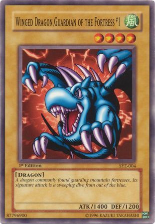 Winged Dragon, Guardian of the Fortress #1 - SYE-004 - Common 1st Edition Starter Deck: Yugi Evolution [SYE] 1st Edition Singles