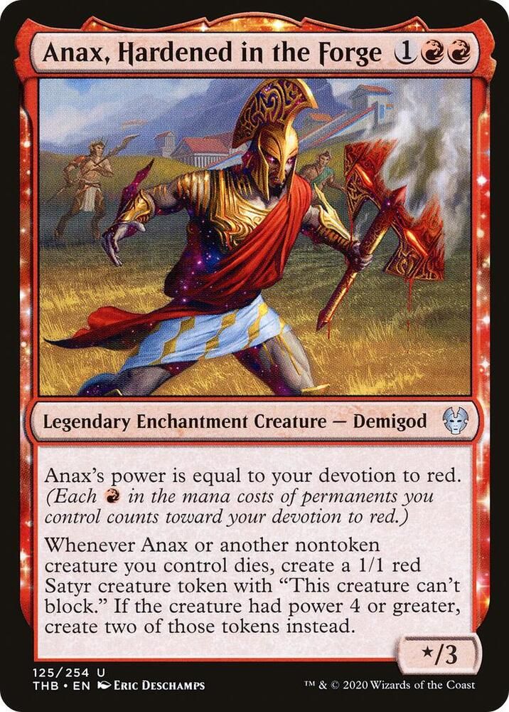 Anax, Hardened in the Forge 125/254 - Theros Beyond Death (THB)