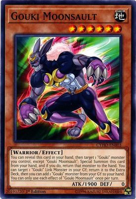 Gouki Moonsault - CYHO-EN003 - Common 1st Edition Cybernetic Horizon 1st Edition Singles (espanol)