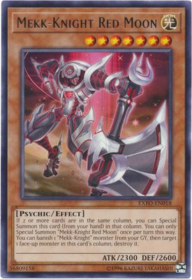 Mekk-Knight Red Moon - EXFO-EN018 - Rare Unlimited Extreme Force [EXFO] Unlimited Singles (espanol)
