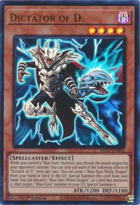 Dictator of D. - MP23-EN005 - Ultra Rare 1st Edition Mega Tin 2023 Dueling Heroes Singles