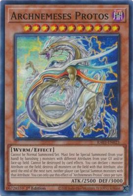 Archnemeses Protos - RA03-EN023 - Super Rare 1st Edition Quarter Century Bonanza 1st Edition Singles