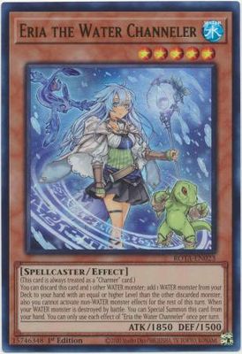 Eria the Water Channeler - ROTA-EN023 - Ultra Rare 1st Edition Rage of the Abyss 1st Edition Singles