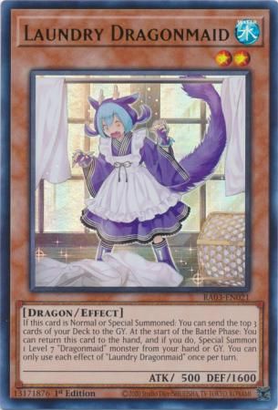 Laundry Dragonmaid - RA03-EN021 - Ultra Rare 1st Edition Quarter Century Bonanza 1st Edition Singles