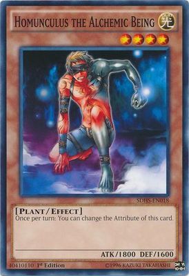 Homunculus the Alchemic Being - SDHS-EN018 - Common 1st Edition Structure Deck: HERO Strike 1st Edition Singles
