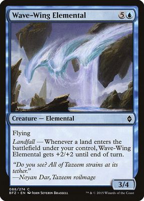 Wave-Wing Elemental 088/274 - Battle for Zendikar (BFZ)