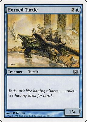 Horned Turtle 83/350- 8th Edition (8ED)