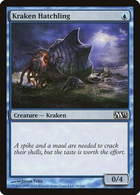 Kraken Hatchling 58/249 - Magic 2013 (M13) (M13)