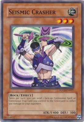 Seismic Crasher - FOTB-EN027 - Common Unlimited Force of the Breaker [FOTB] Unlimited Singles