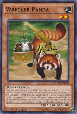 Wrecker Panda - MP17-EN090 - Common 1st Edition 2017 Mega-Tins 1st Edition Singles