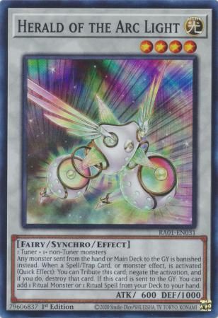 Herald of the Arc Light - RA01-EN031 - Super Rare 25th Anniversary Rarity Collection Singles