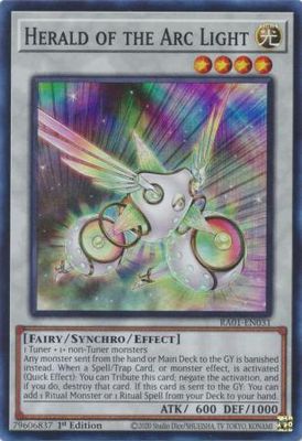 Herald of the Arc Light - RA01-EN031 - Super Rare 25th Anniversary Rarity Collection Singles