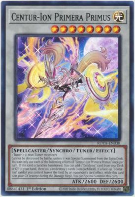 Centur-Ion Primera Primus - ROTA-EN038 - Super Rare 1st Edition Rage of the Abyss 1st Edition Singles
