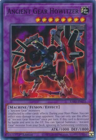 Ancient Gear Howitzer - RA03-EN035 - Super Rare 1st Edition Quarter Century Bonanza 1st Edition Singles