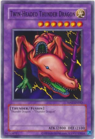 Twin-Headed Thunder Dragon - RP01-EN042 - Common - Reprint Retro Pack: 2020 Reprint (RP01) Singles
