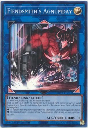 Fiendsmith&#39;s Agnumday - ROTA-EN045 - Super Rare 1st Edition Rage of the Abyss 1st Edition Singles (espanol)