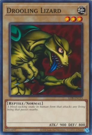 Drooling Lizard - LOB-EN115 - Common Unlimited (25th Reprint) Legend of Blue Eyes White Dragon 25th Anniversary (espanol)