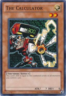 The Calculator - DEM1-EN012 - Common Unlimited Yu-Gi-Oh! Promos: Other (espanol)