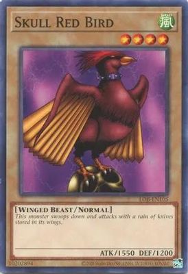 Skull Red Bird - LOB-EN105 - Common Unlimited (25th Reprint) Legend of Blue Eyes White Dragon 25th Anniversary (espanol)
