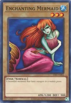 Enchanting Mermaid - LOB-EN084 - Common Unlimited (25th Reprint) Legend of Blue Eyes White Dragon 25th Anniversary (espanol)