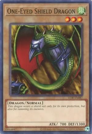 One-Eyed Shield Dragon - LOB-EN087 - Common Unlimited (25th Reprint) Legend of Blue Eyes White Dragon 25th Anniversary (espanol)
