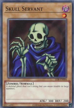 Skull Servant - LOB-EN004 - Common Unlimited (25th Reprint) Legend of Blue Eyes White Dragon 25th Anniversary (espanol)