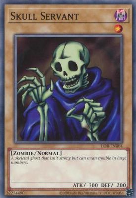 Skull Servant - LOB-EN004 - Common Unlimited (25th Reprint) Legend of Blue Eyes White Dragon 25th Anniversary (espanol)