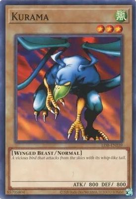 Kurama - LOB-EN039 - Common Unlimited (25th Reprint) Legend of Blue Eyes White Dragon 25th Anniversary