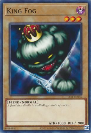 King Fog - LOB-EN036 - Common Unlimited (25th Reprint) Legend of Blue Eyes White Dragon 25th Anniversary (espanol)