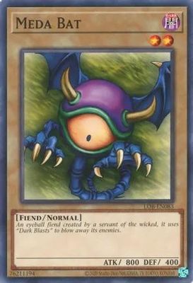 Meda Bat - LOB-EN083 - Common Unlimited (25th Reprint) Legend of Blue Eyes White Dragon 25th Anniversary (espanol)