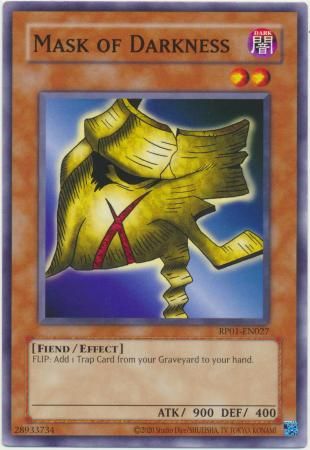 Mask of Darkness - RP01-EN027 - Common - Reprint Retro Pack: 2020 Reprint (RP01) Singles