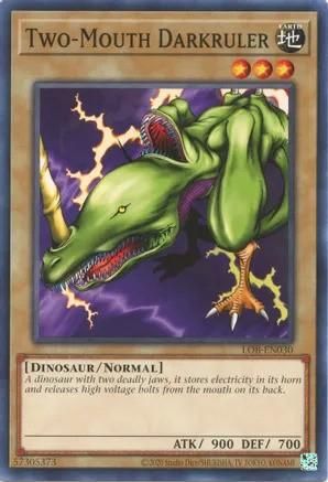 Two-Mouth Darkruler - LOB-EN030 - Common Unlimited (25th Reprint) Legend of Blue Eyes White Dragon 25th Anniversary (espanol)