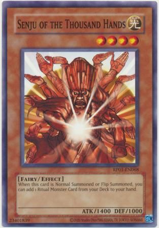 Senju of the Thousand Hands - RP01-EN068 - Common - Reprint Retro Pack: 2020 Reprint (RP01) Singles