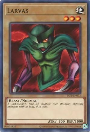 Larvas - LOB-EN073 - Common Unlimited (25th Reprint) Legend of Blue Eyes White Dragon 25th Anniversary (espanol)