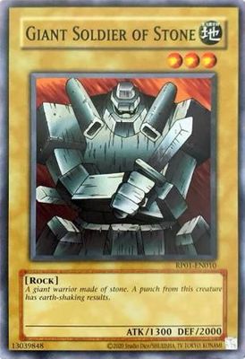 Giant Soldier of Stone - RP01-EN010 - Common - Reprint Retro Pack: 2020 Reprint (RP01) Singles
