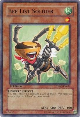 Bee List Soldier - CRMS-EN036 - Common 1st Edition Crimson Crisis CRMS 1st Edition Singles