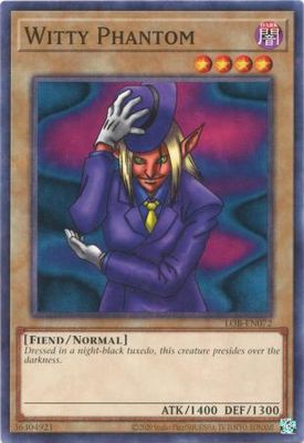 Witty Phantom - LOB-EN072 - Common Unlimited (25th Reprint) Legend of Blue Eyes White Dragon 25th Anniversary (espanol)