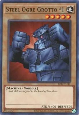 Steel Ogre Grotto #1 - LOB-EN112 - Common Unlimited (25th Reprint) Legend of Blue Eyes White Dragon 25th Anniversary (espanol)