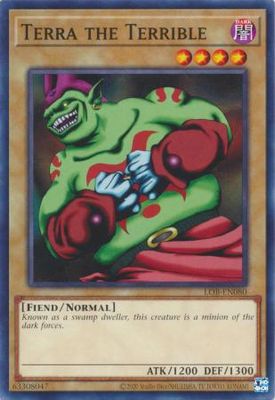 Terra the Terrible - LOB-EN080 - Common Unlimited (25th Reprint) Legend of Blue Eyes White Dragon 25th Anniversary (espanol)