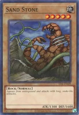 Sand Stone - LOB-EN109 - Common Unlimited (25th Reprint) Legend of Blue Eyes White Dragon 25th Anniversary (espanol)