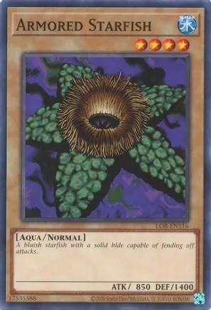 Armored Starfish - LOB-EN116 - Common Unlimited (25th Reprint) Legend of Blue Eyes White Dragon 25th Anniversary (espanol)