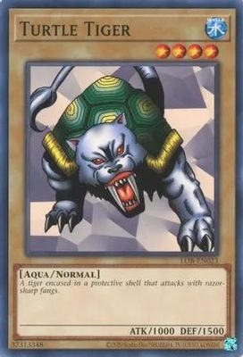 Turtle Tiger - LOB-EN023 - Common Unlimited (25th Reprint) Legend of Blue Eyes White Dragon 25th Anniversary (espanol)