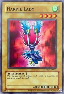 Harpie Lady - RP01-EN025 - Common - Reprint Retro Pack: 2020 Reprint (RP01) Singles