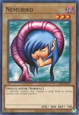Nemuriko - LOB-EN013 - Common Unlimited (25th Reprint) Legend of Blue Eyes White Dragon 25th Anniversary (espanol)