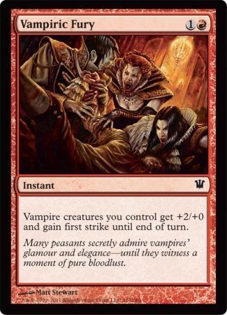 Vampiric Fury Innistrad Singles (Español)