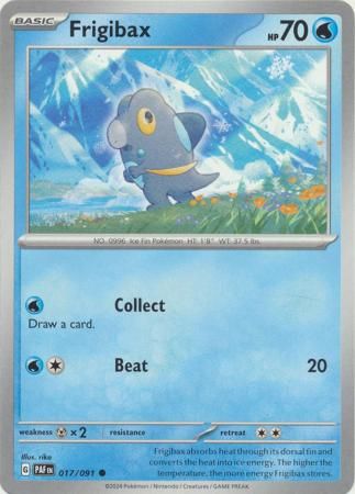 Frigibax - 017/091 - Common Scarlet &amp; Violet: Paldean Fates Singles